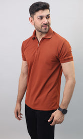 Zip Polo T-shirt