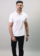 Zip Polo T-shirt