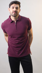 Zip Polo T-shirt