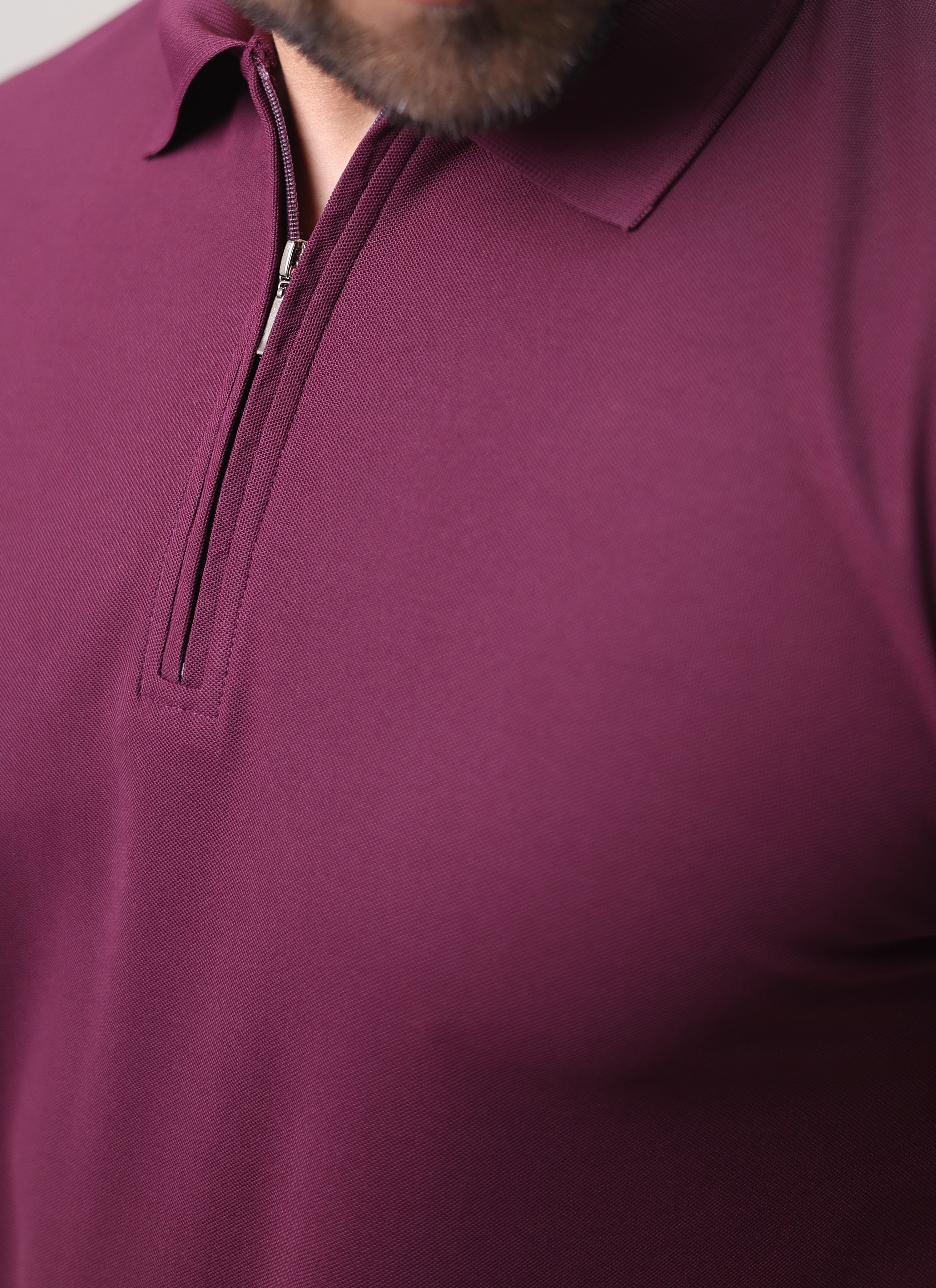Zip Polo T-shirt