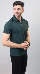 Zip Polo T-shirt