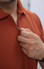 Zip Polo T-shirt