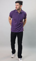 Zip Polo T-shirt
