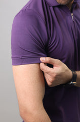 Zip Polo T-shirt
