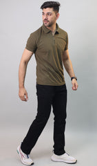Zip Polo T-shirt