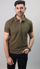 Zip Polo T-shirt