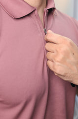 Zip Polo T-shirt