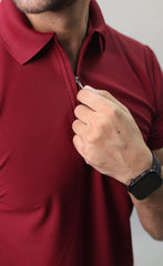 Zip Polo T-shirt
