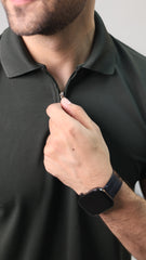 Zip Polo T-shirt