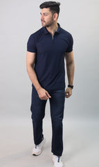 Zip Polo T-shirt
