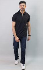 Zip Polo T-shirt
