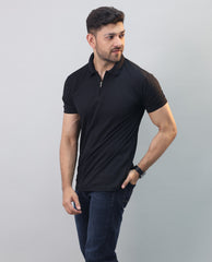 Zip Polo T-shirt