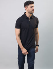 Zip Polo T-shirt