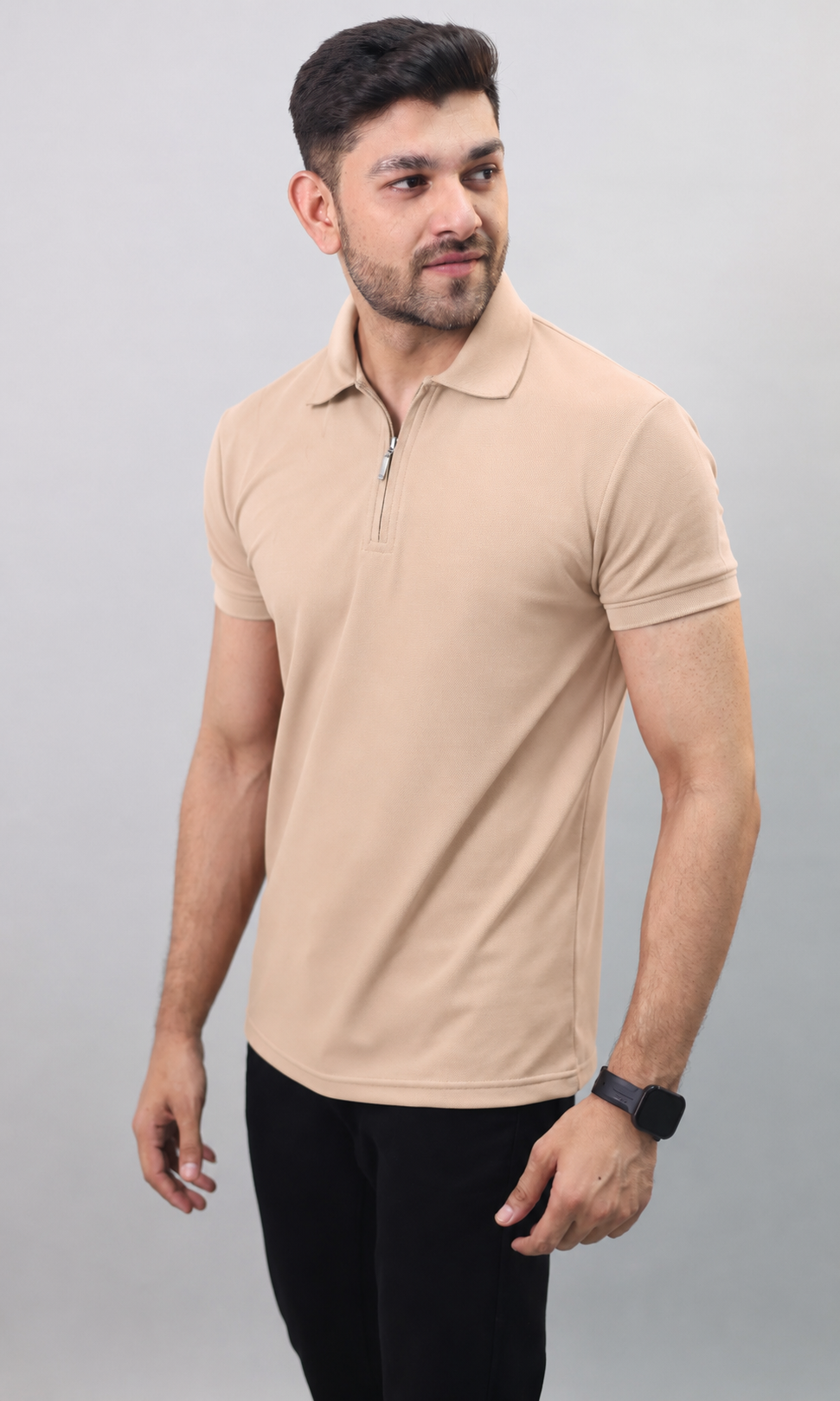 Zip Polo T-shirt