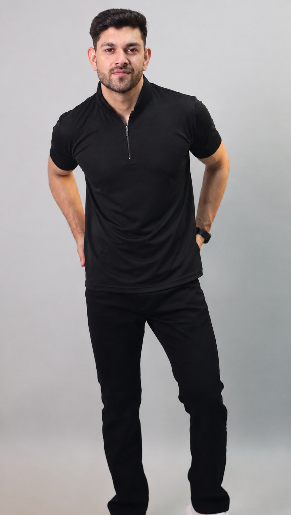 Active Quarter Zip Half Tee