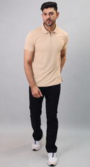 Zip Polo T-shirt