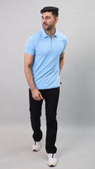 Zip Polo T-shirt