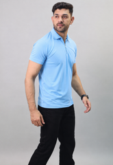 Zip Polo T-shirt